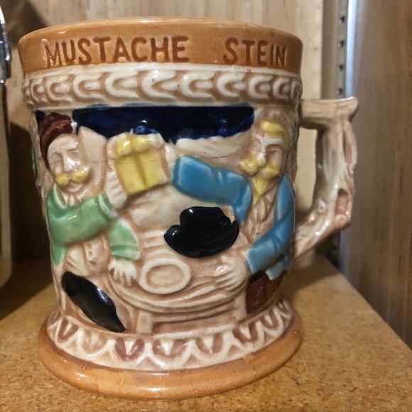Vintage mustache stein - Picture 8 of 8
